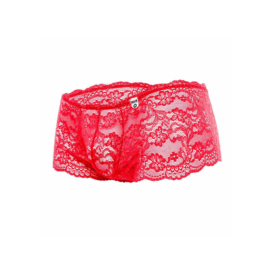 Boxer in Pizzo Uomo MOB — Rosso, Taglia L/XL