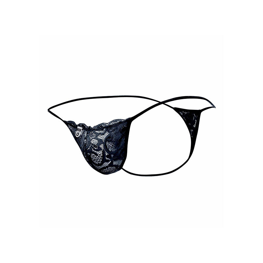Perizoma in Pizzo MOB — Nero, Taglia L/XL