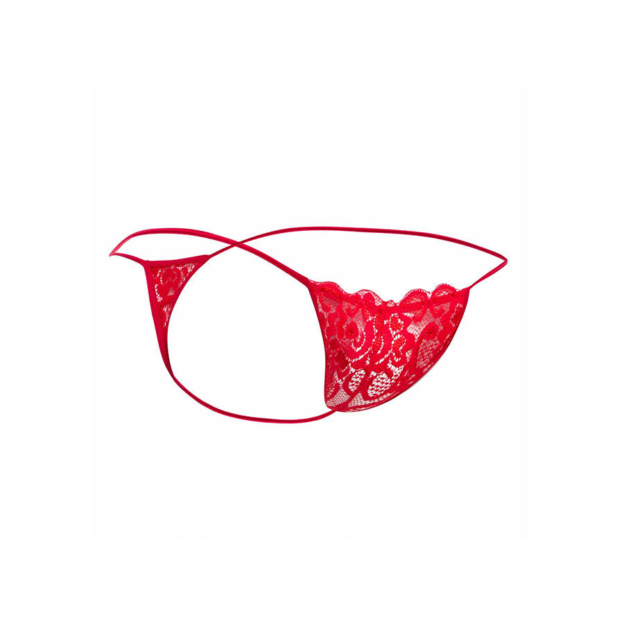 Perizoma in Pizzo MOB — Taglia L/XL, Rosso