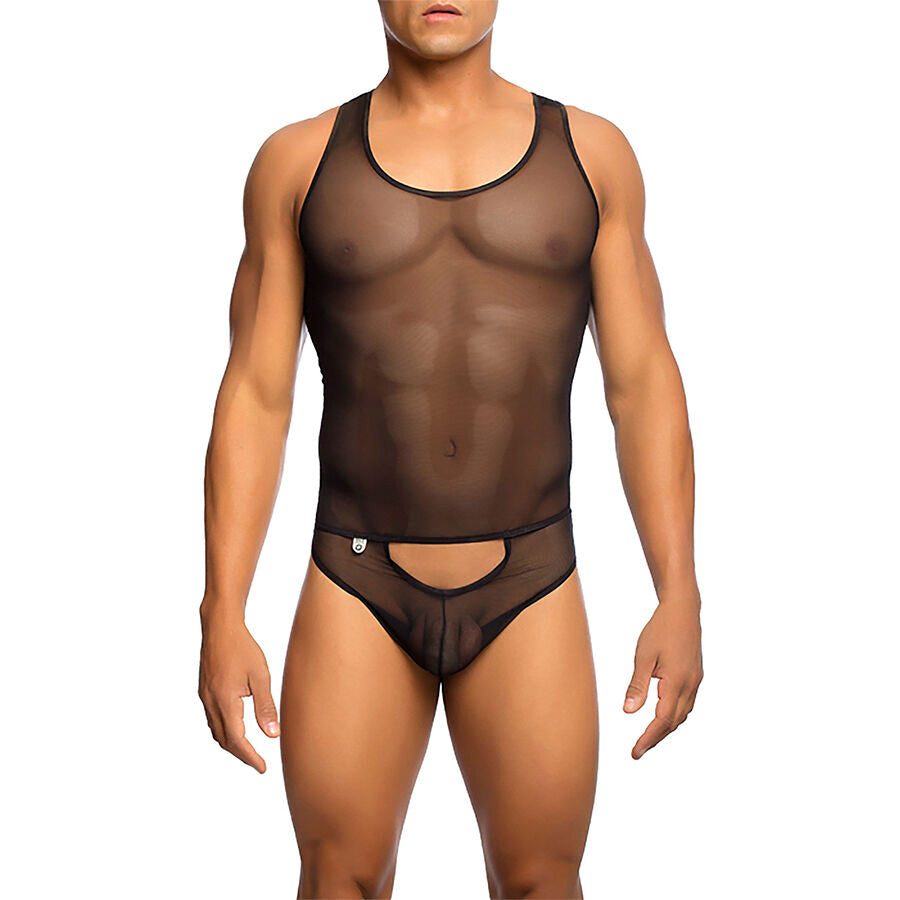 Body Erotico Trasparente in Mesh MOB Bodysheer — Taglia S/M