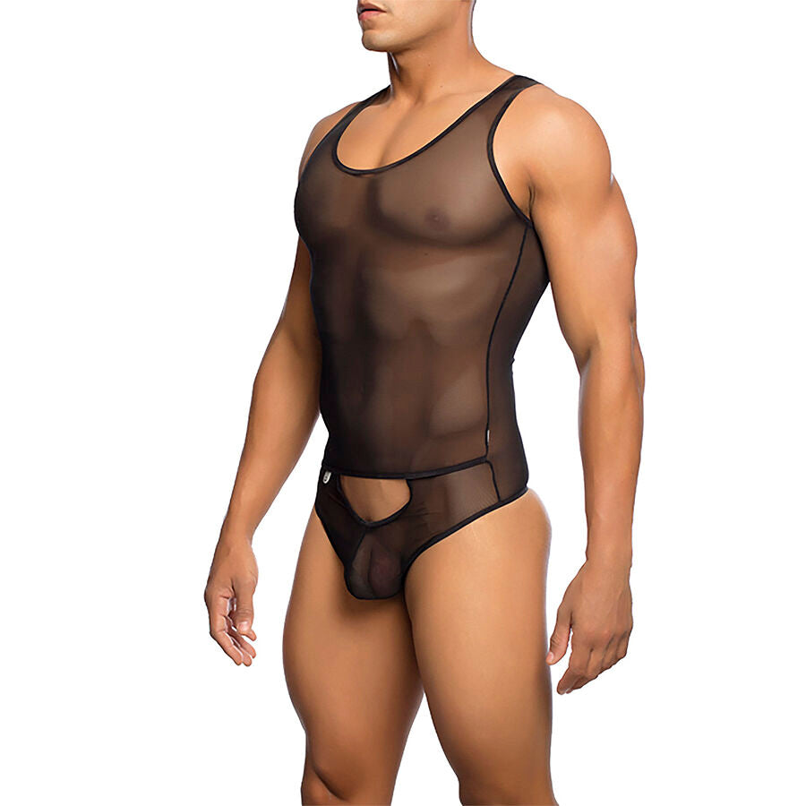 Body Erotico Trasparente in Mesh MOB Bodysheer — Taglia S/M