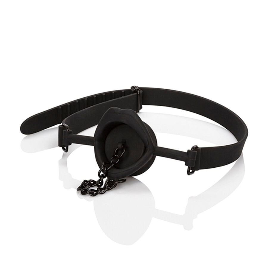 Bavaglio BDSM con Tappo Calexotics Scandal — Silicone Nero