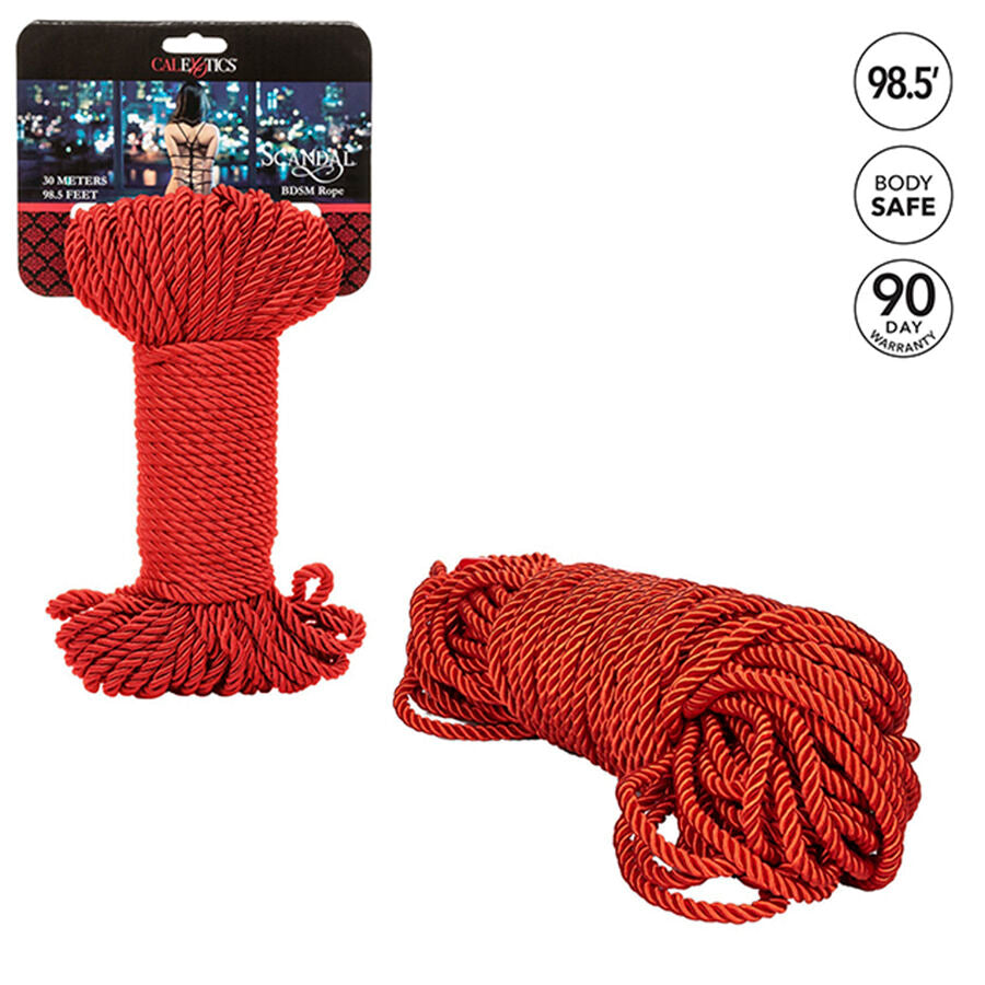 Corda Bondage Shibari Calexotics Scandal — Rossa 30 m