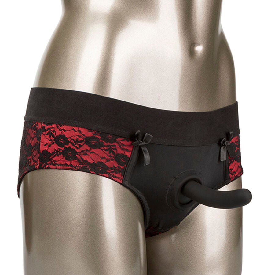 Imbracatura con Dildo Calexotics Scandal — Slip Senza Cavallo S/M