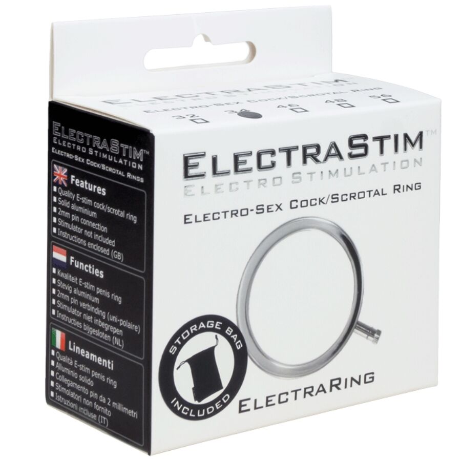 Anello Fallico Elettrostimolazione Electrastim Electrarings — 34 mm