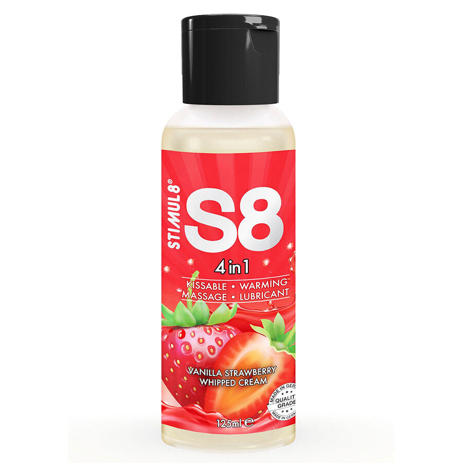 Lubrificante Intimo Commestibile Stimul8 S8 Dessert — Fragola 125 ml