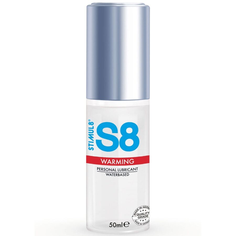Lubrificante Intimo Effetto Calore Stimul8 S8 — Base Acqua, 50 ml