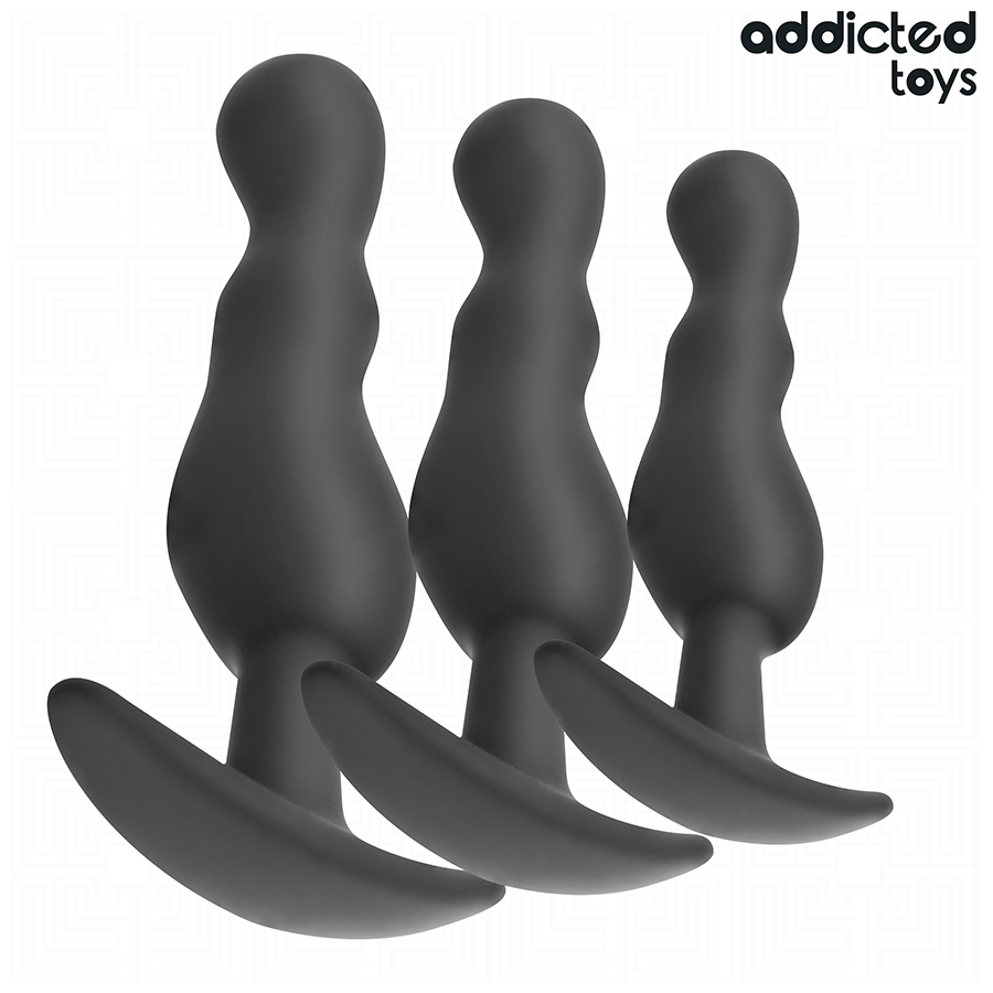 Kit Plug Anale Progressivo Addicted Toys — 3 Misure