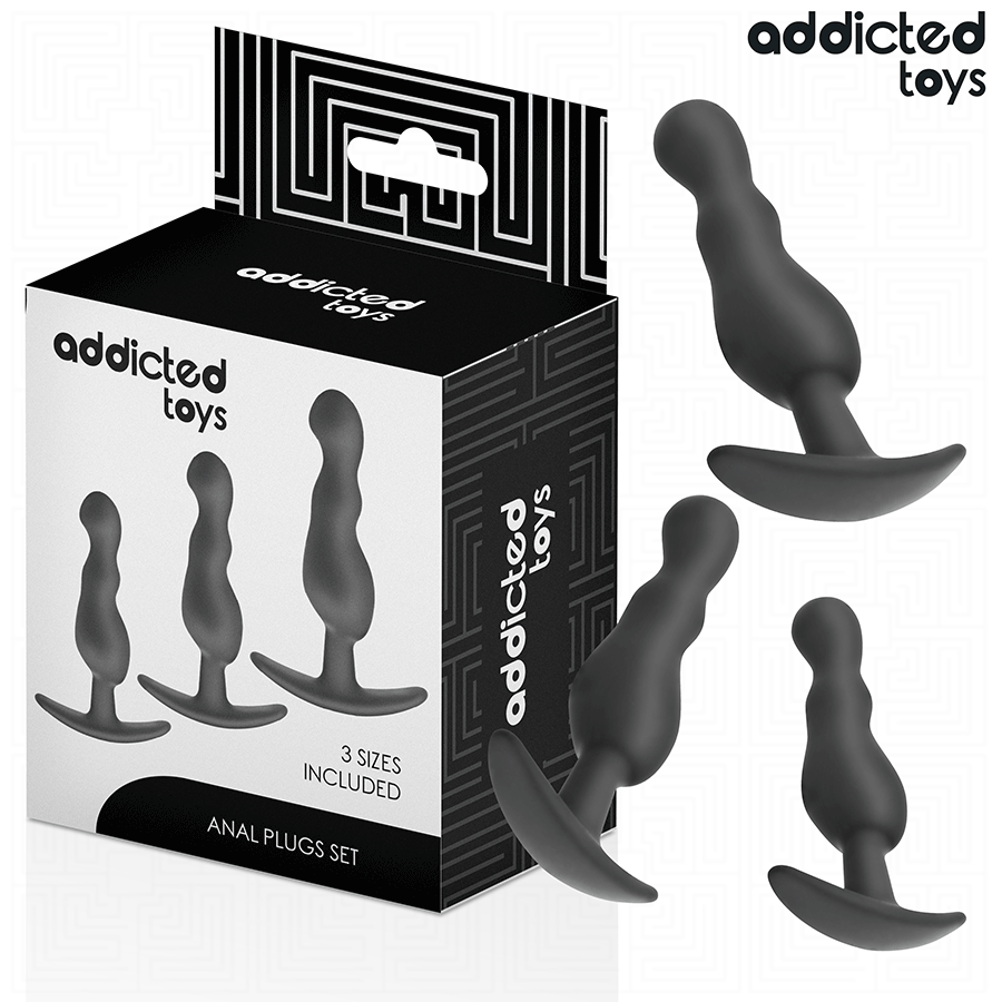 Kit Plug Anale Progressivo Addicted Toys — 3 Misure
