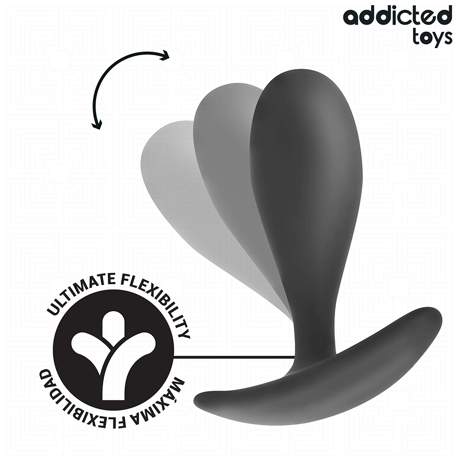 Kit Plug Anale 3 Misure Addicted Toys — Silicone, Base Ancora