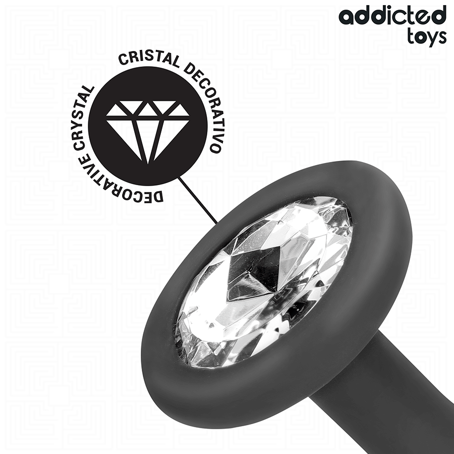 Kit Plug Anale con Gioiello Addicted Toys — 3 Misure
