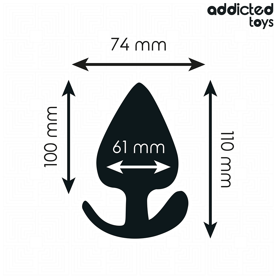 Plug Anale XXL Addicted Toys — 11 cm