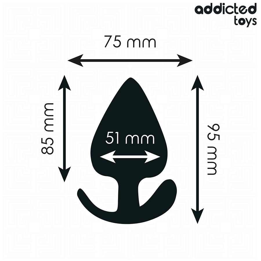 Plug Anale XL Addicted Toys — 9,5 cm