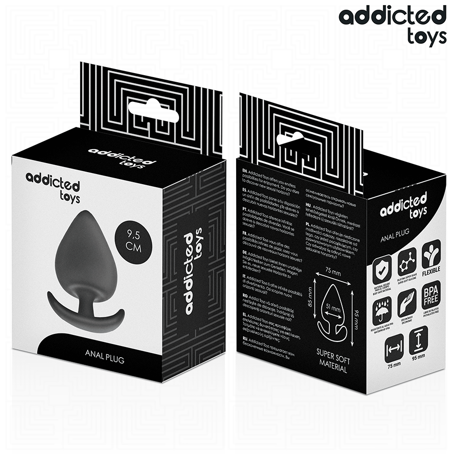 Plug Anale XL Addicted Toys — 9,5 cm