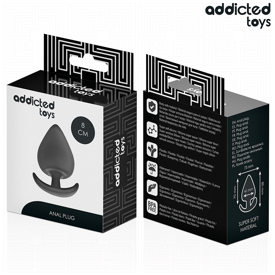 Plug Anale Taglia L Addicted Toys — 8 cm
