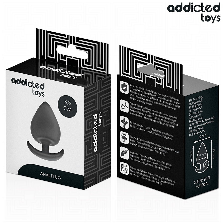 Plug Anale Taglia S Addicted Toys — 5,3 cm