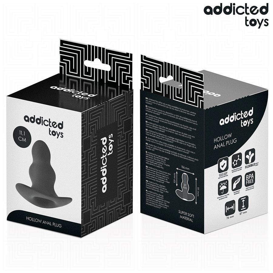 Plug Anale Cavo Taglia L Addicted Toys — 11,1 cm