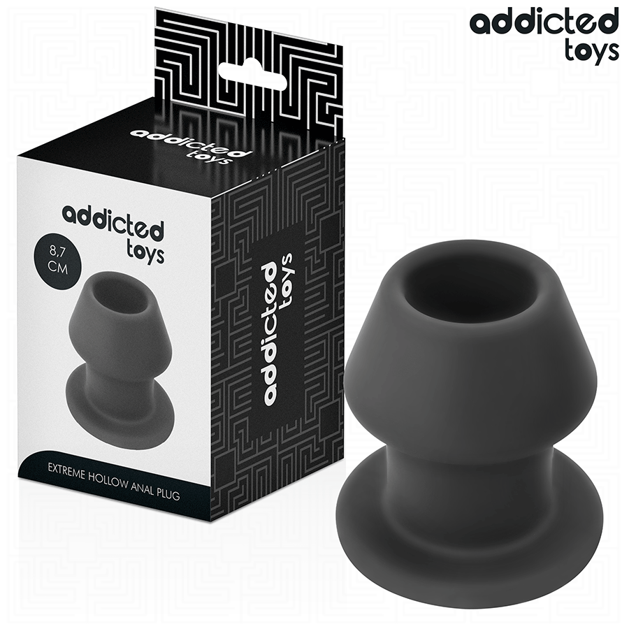 Plug Anale Cavo Addicted Toys Extreme Hollow — Taglia M, 8,7 cm