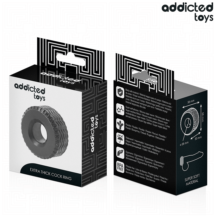 Anello Fallico Extra Spesso Addicted Toys — 58 mm