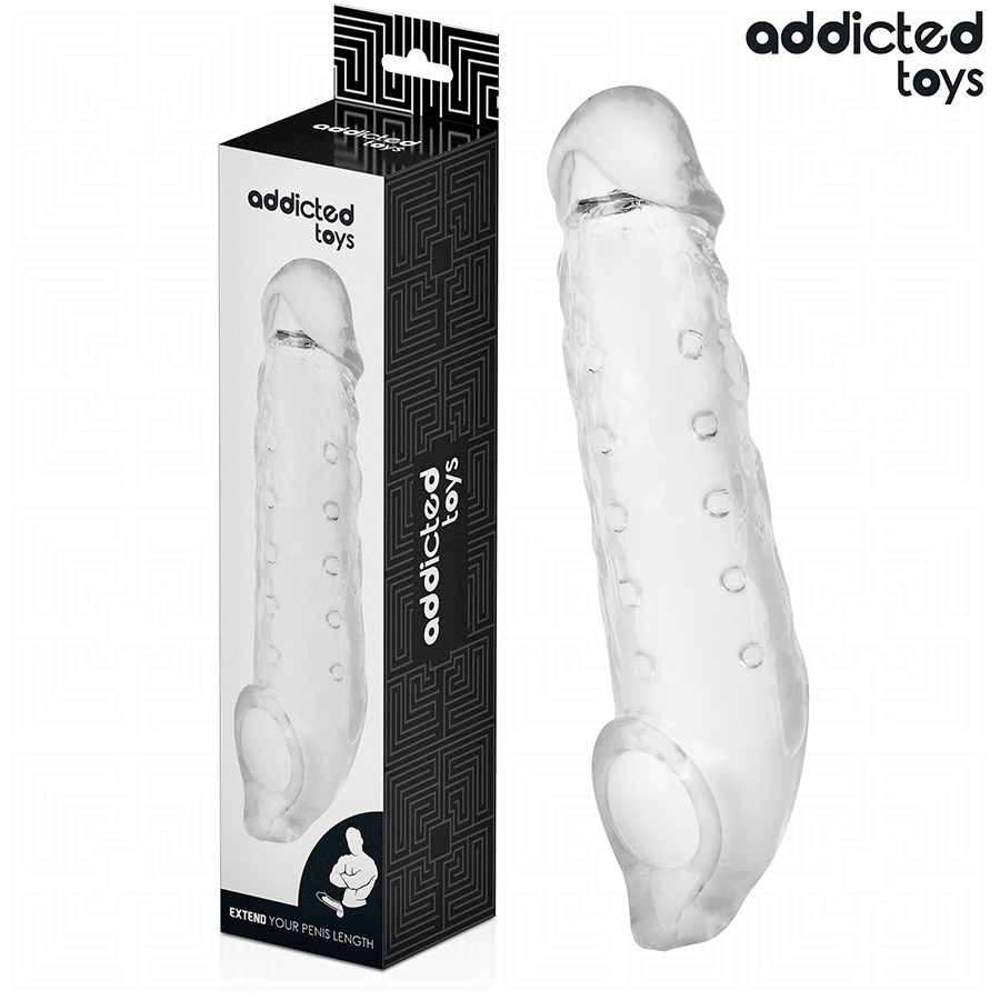 Guaina Fallica Addicted Toys Penis Extender — Taglia S, 23 cm