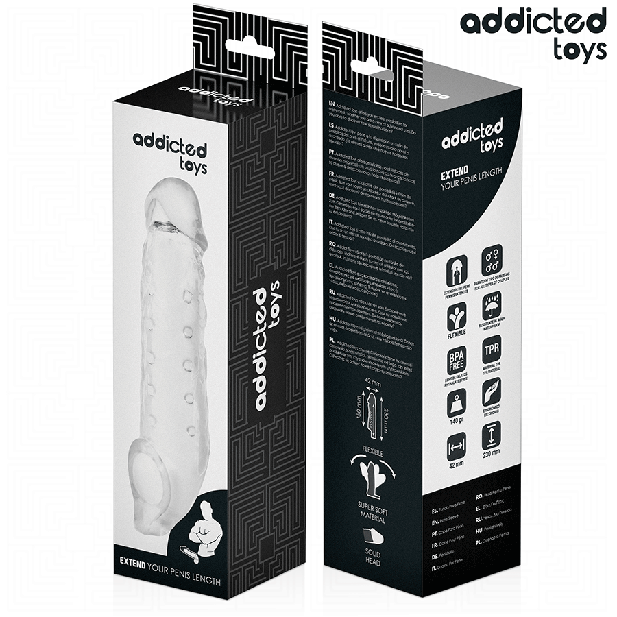 Guaina Fallica Addicted Toys — Taglia M, 27 cm