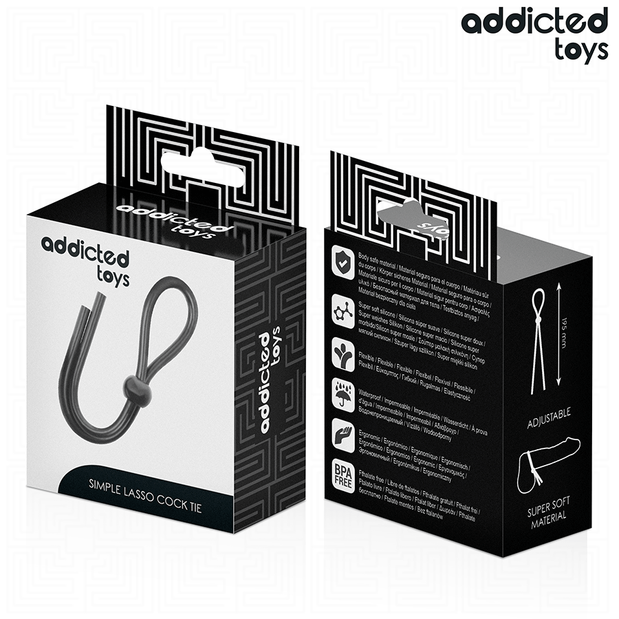 Anello Fallico in Silicone Addicted Toys — Singolo, 195 mm