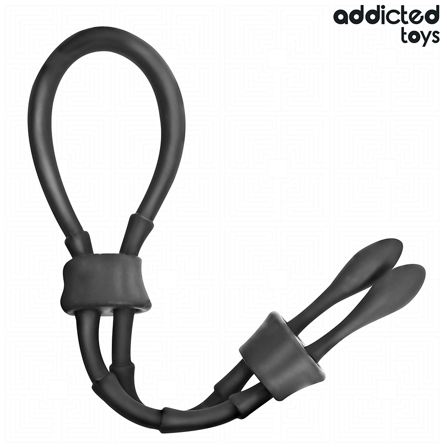 Anello Fallico Regolabile Addicted Toys — Corda in Silicone