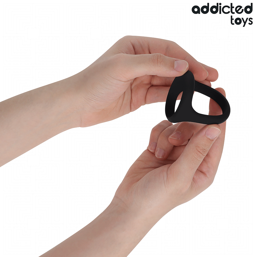 Anello Fallico Triplo Addicted Toys Thick Triple Cock Ring