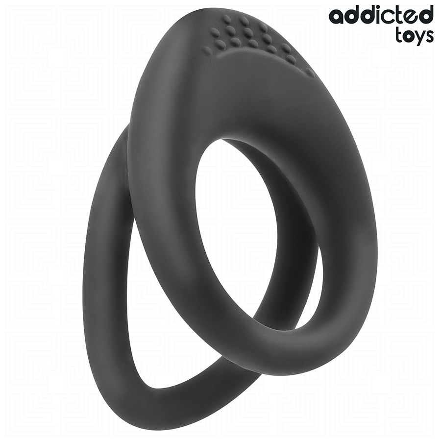 Anello Fallico Doppio Addicted Toys — Texture, Prolunga Erezione