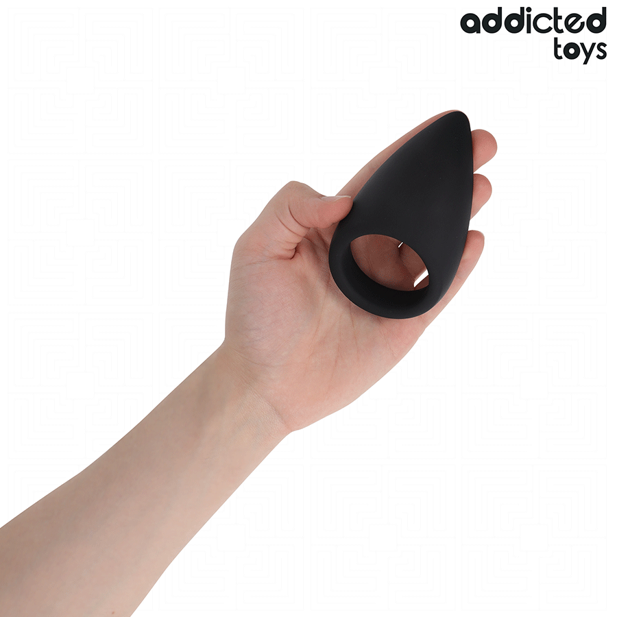 Anello Fallico Addicted Toys — Design a Goccia, 112 mm