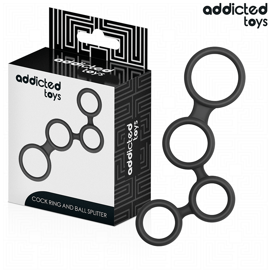 Anello Fallico con Divisore Testicoli Addicted Toys — Multi-Ring