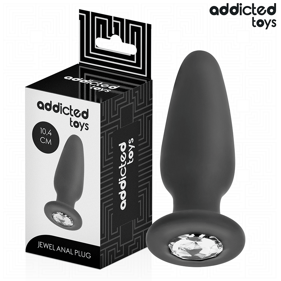 Plug Anale con Gioiello Addicted Toys Jeweled — Taglia M