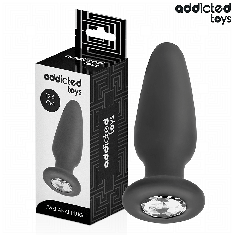 Plug Anale con Gioiello Addicted Toys Carat — Taglia L, 12,6 cm