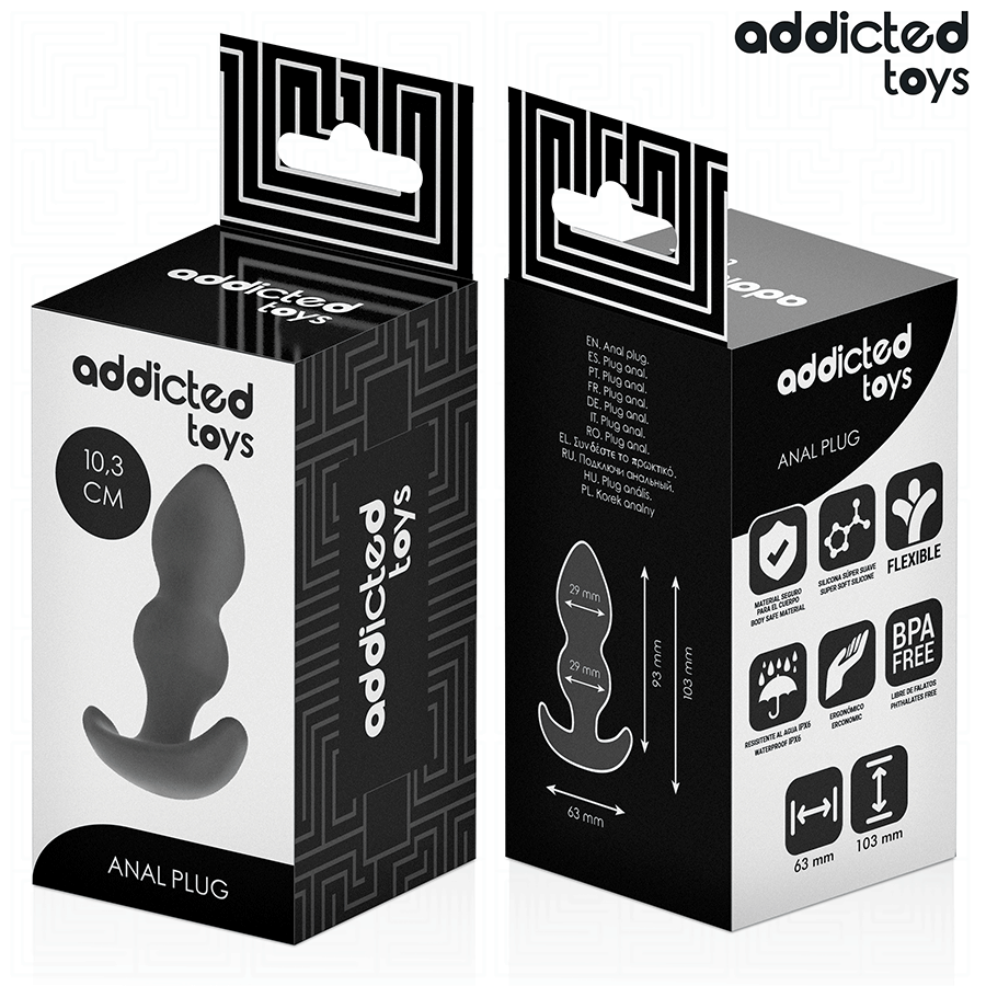 Plug Anale Addicted Toys S-Size — 10,3 cm