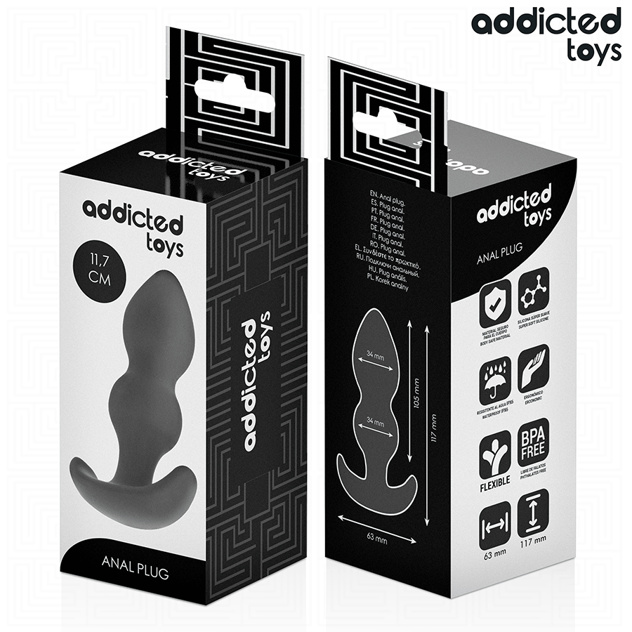Plug Anale Taglia L Addicted Toys — 11,7 cm