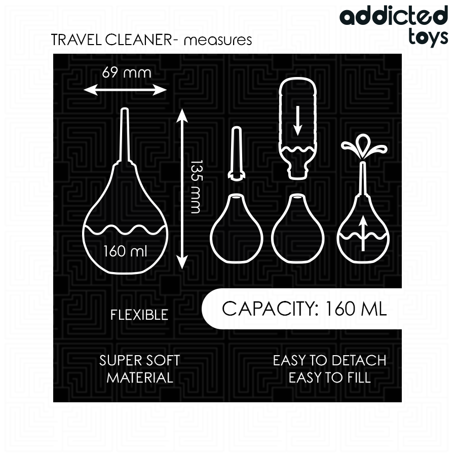 Detergente Anale da Viaggio Addicted Toys Travel Size M — 160 ml