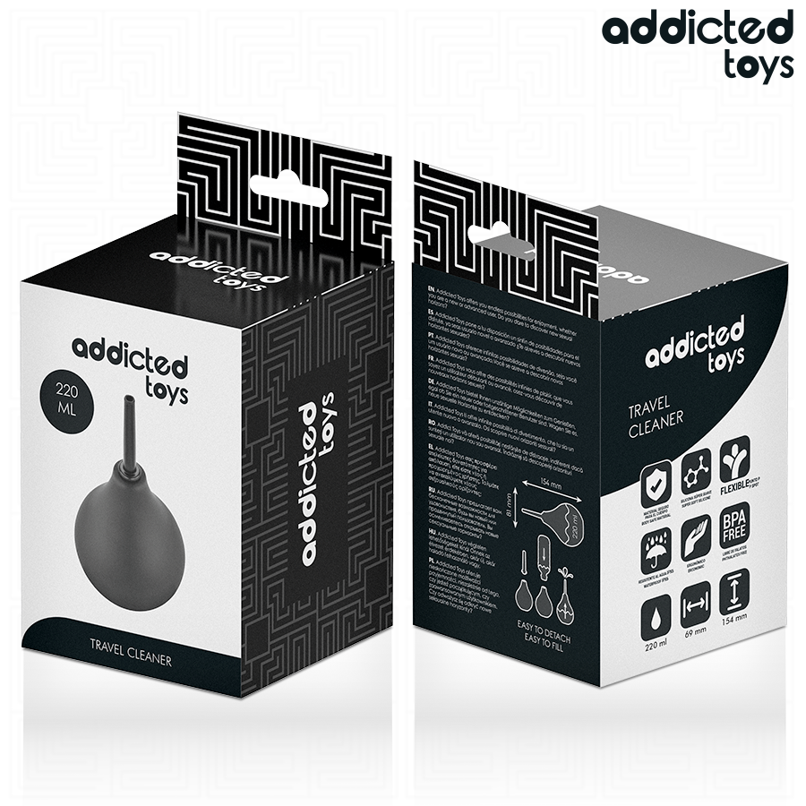 Detergente Anale da Viaggio Addicted Toys — Taglia L, 220 ml