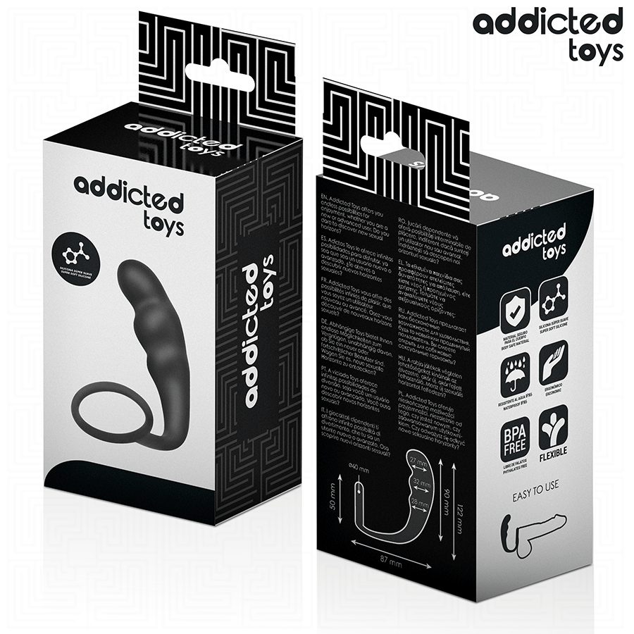 Plug Anale con Anello Testicoli Addicted Toys Model 4