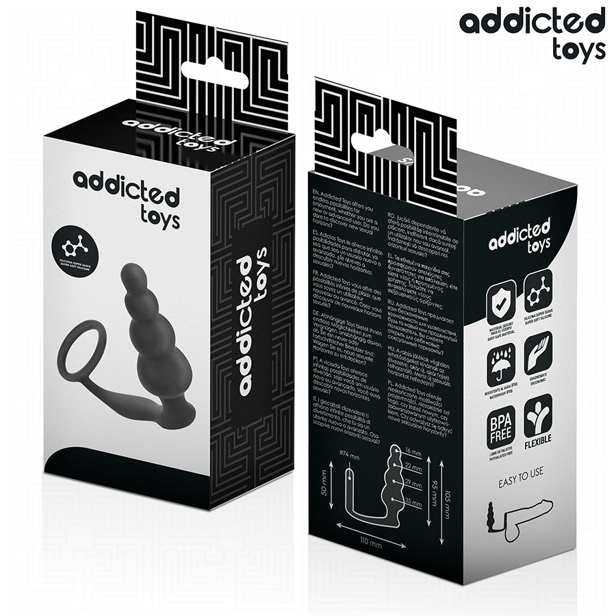 Plug Anale con Anello Testicoli Addicted Toys Model 5
