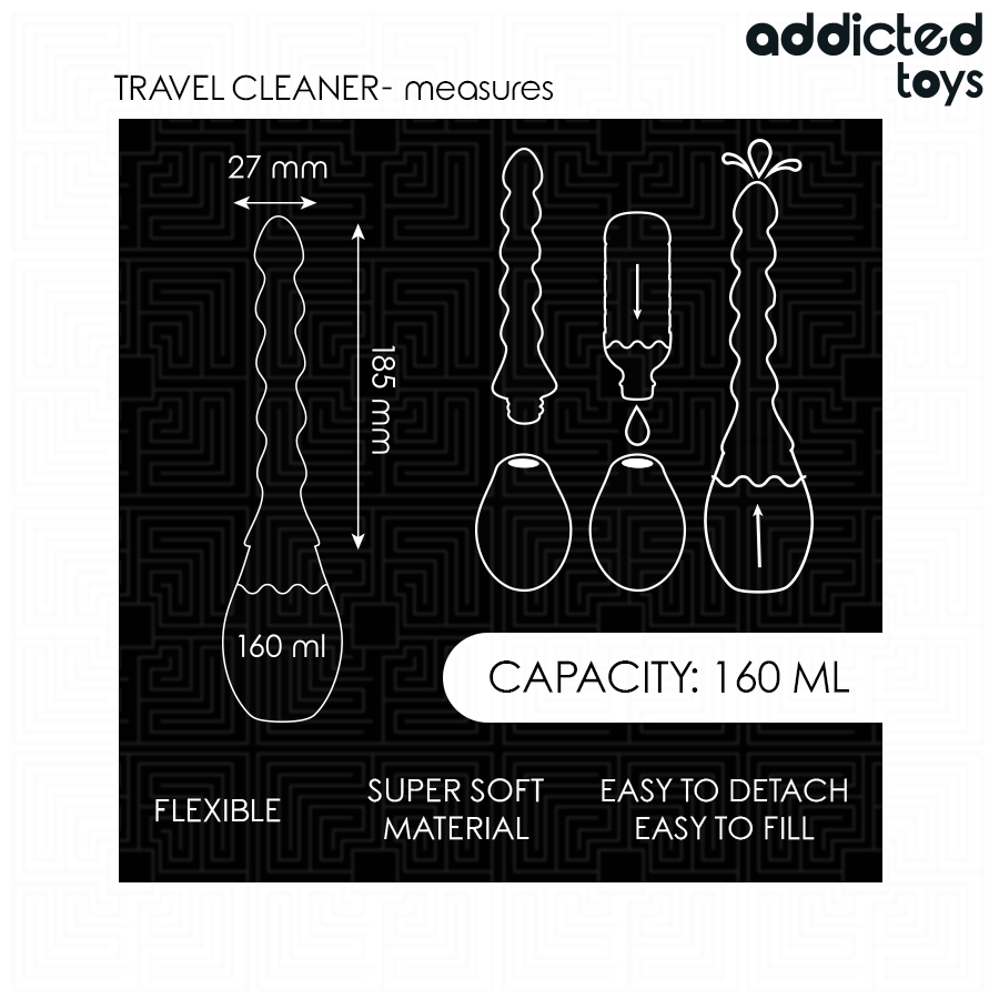 Detergente Sex Toys da Viaggio Addicted Toys Travel Cleaner 2