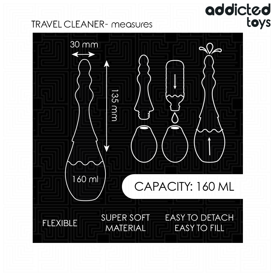 Detergente Sex Toys da Viaggio Addicted Toys Travel Cleaner 4