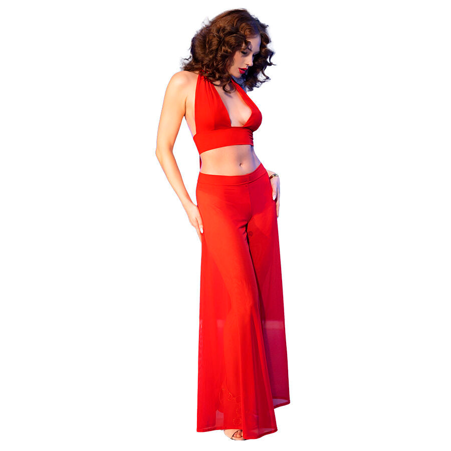 Set Lingerie Sexy Chilirose CR 4857 — Top e Pantaloni, taglia L