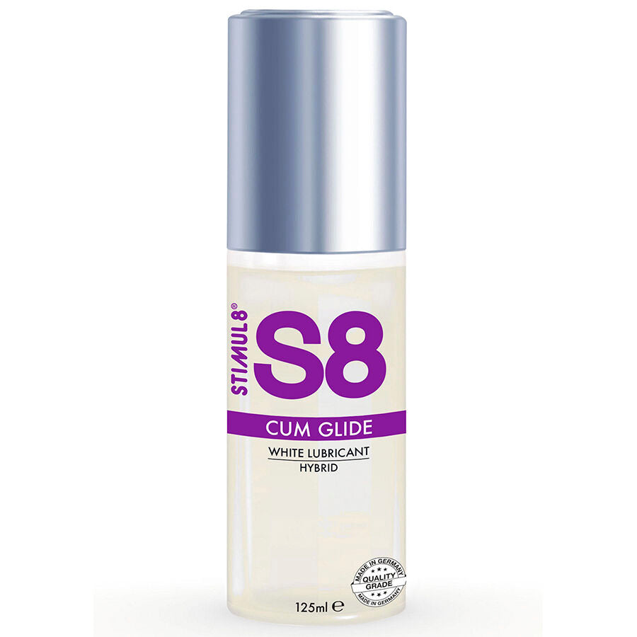 Lubrificante Ibrido Effetto Sperma Stimul8 S8 Cum Glide — 125 ml