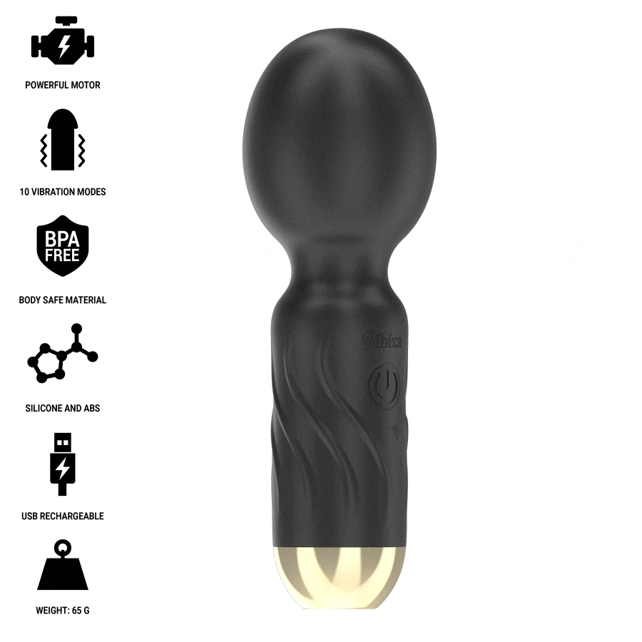 Vibratore Wand Tascabile Ibiza Pocket — Compatto