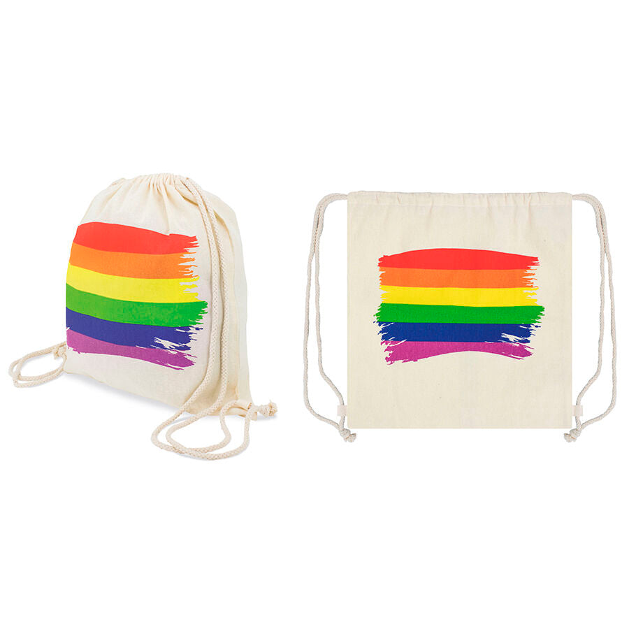 Zaino con Bandiera LGBT Pride — Cotone