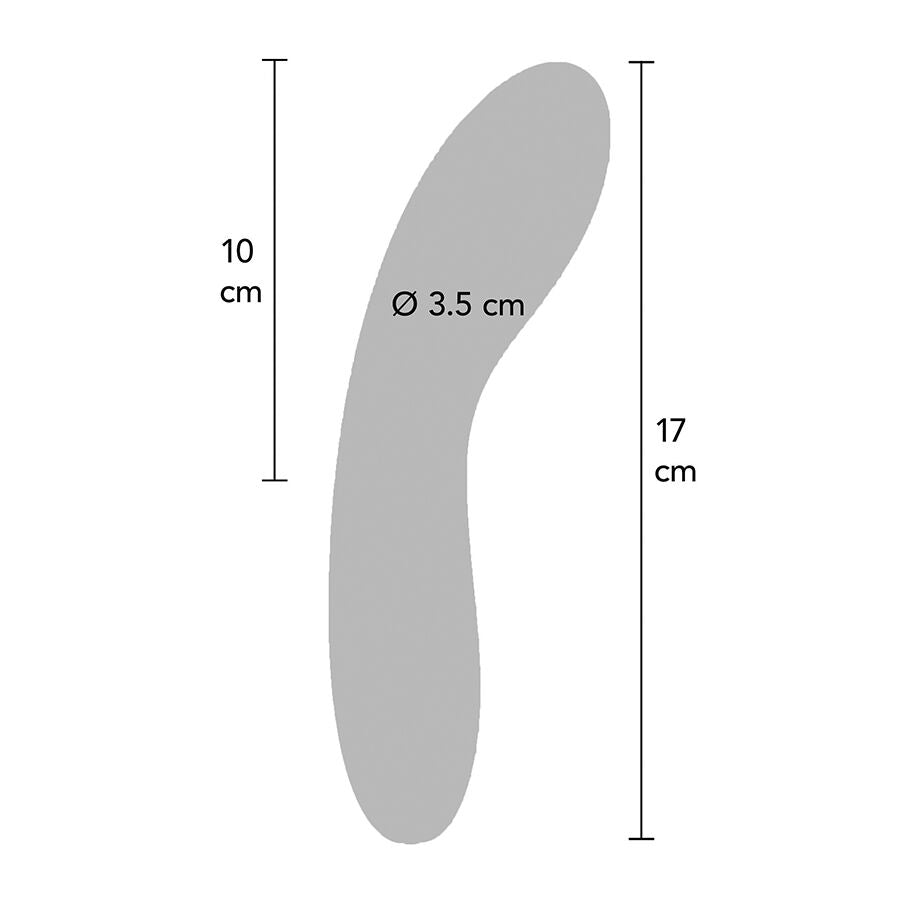 Vibratore Punto G Toyjoy Luminate — Silicone, 7 Modalità