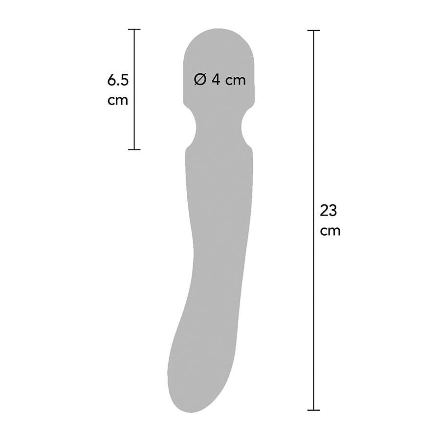 Vibratore Wand Toyjoy Zenith Light — 7 Funzioni, Silicone