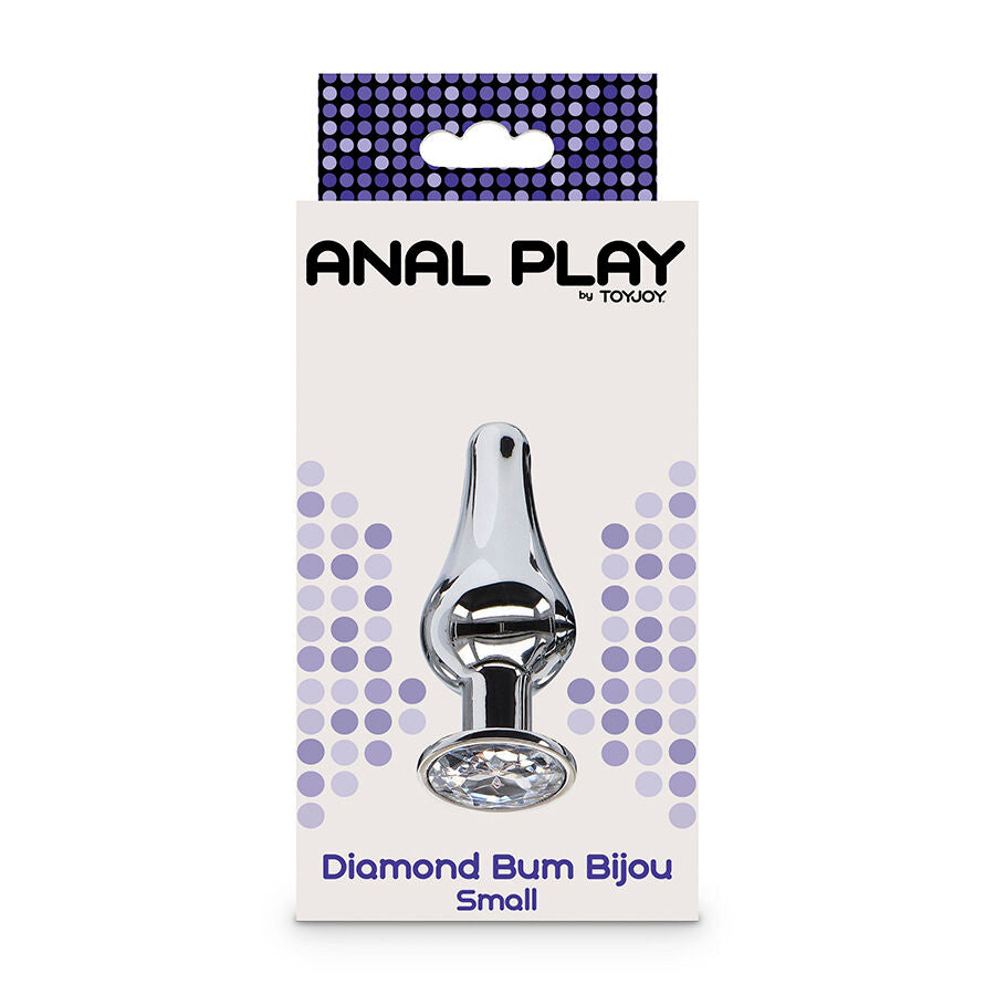Plug Anale con Gioiello Toyjoy Diamond Bum Bijou — Alluminio