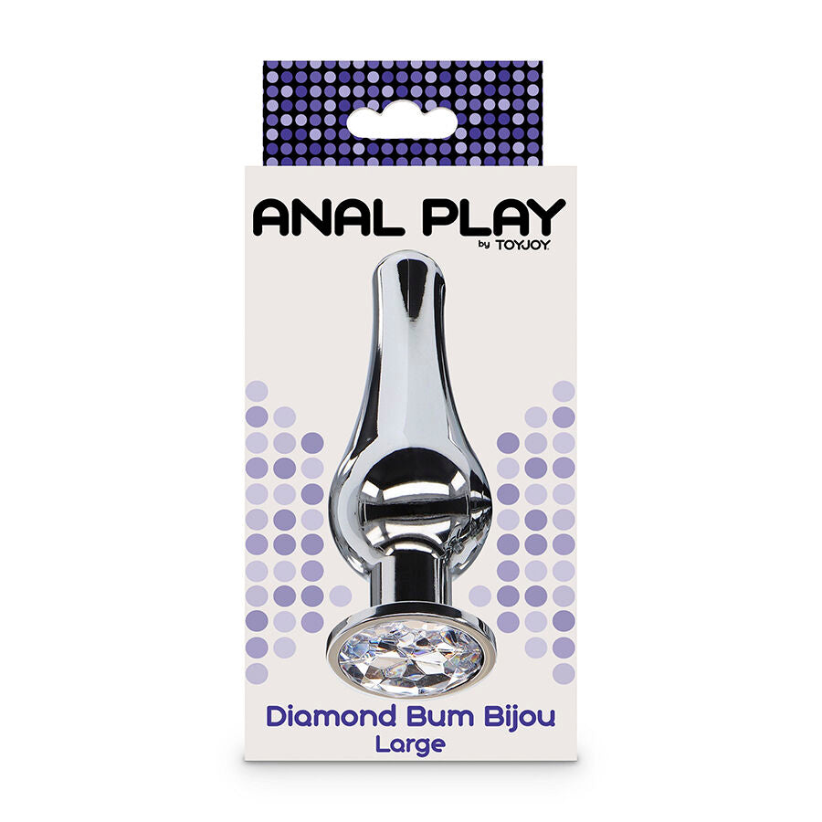 Plug Anale con Gioiello Toyjoy Diamond Bum Bijou — Alluminio