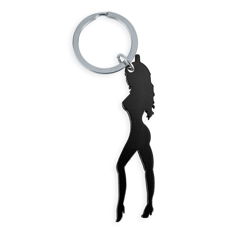 Portachiavi con Apribirra Diablo Picante — Silhouette Donna